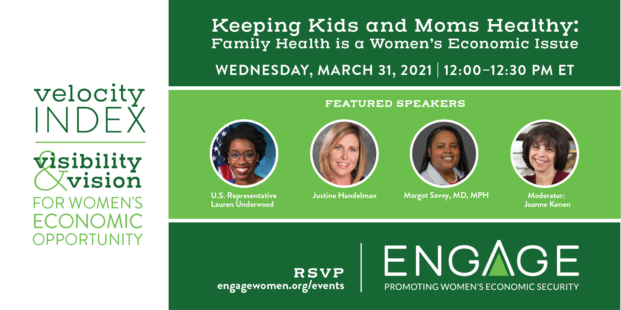 March 31, 2021 | Keeping Kids and Moms Healthy: Family Health is a Women’s Economic Issue